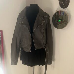 Classic Black Crop Turtleneck